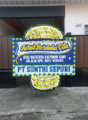 Papan Bunga Duka di Mohungo
