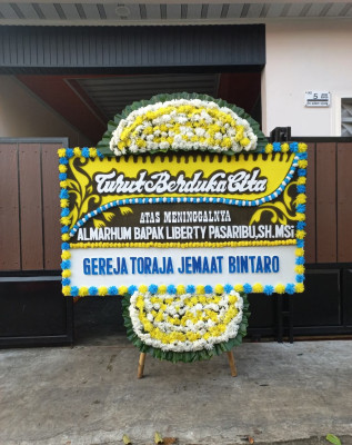 Papan Bunga Duka di Mohungo