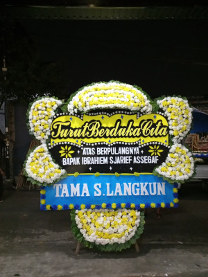 Papan Bunga Duka di Mohungo